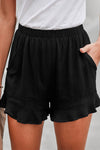 Cheyenne Elastic Waist Shorts with Pockets