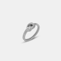 Baylor Titanium Steel Knot Ring