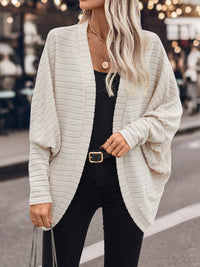 Mariam Open Front Batwing Sleeve Cardigan