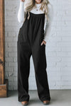 Collins Square Neck Wide Strap Overalls