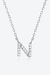 Angelina L To P Zircon 925 Sterling Silver Necklace