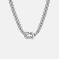 Noah Titanium Steel Knot Necklace