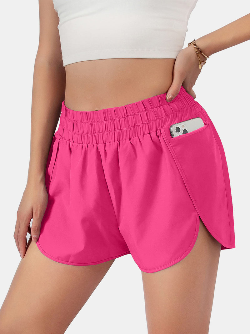 Lainey Elastic Waist Active Shorts