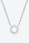 Angelina L To P Zircon 925 Sterling Silver Necklace