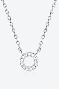 Angelina L To P Zircon 925 Sterling Silver Necklace