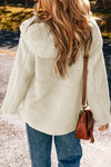 Leilany Drawstring Zip Up Long Sleeve Hooded Jacket