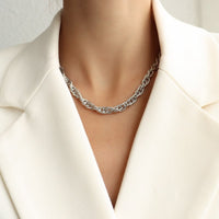 Aadhya Titanium Steel Chain Necklace