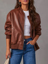 Alayna Zip Up Long Sleeve Jacket