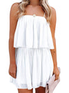 Laura Ruched Spaghetti Strap Romper