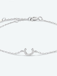 Rylie A To F Zircon 925 Sterling Silver Bracelet