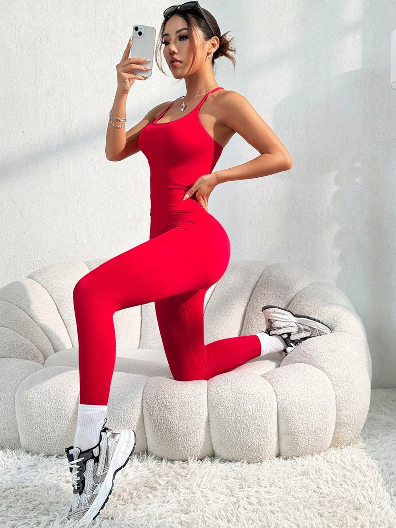 Naomi Scoop Neck Top and Pants Active Set