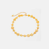 Adley 18K Gold-Plated Flower Necklace