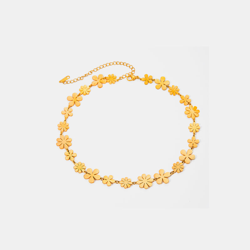 Adley 18K Gold-Plated Flower Necklace