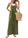 Sadie Square Neck Wide Strap Overalls