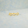 Kyra 18K Gold-Plated 925 Sterling Silver Zircon Ring