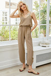 Kira V-Neck Spaghetti Strap Sleeveless Jumpsuit