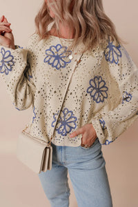 Molly Round Neck Long Sleeve Knit Top