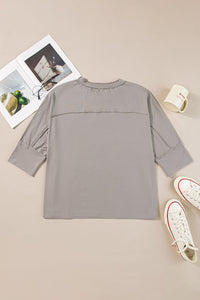 Mae Star Applique Round Neck T-Shirt