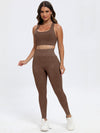 Paloma Scoop Neck Wide Strap Top and Pants Active Set