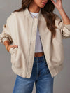 Alayna Zip Up Long Sleeve Jacket