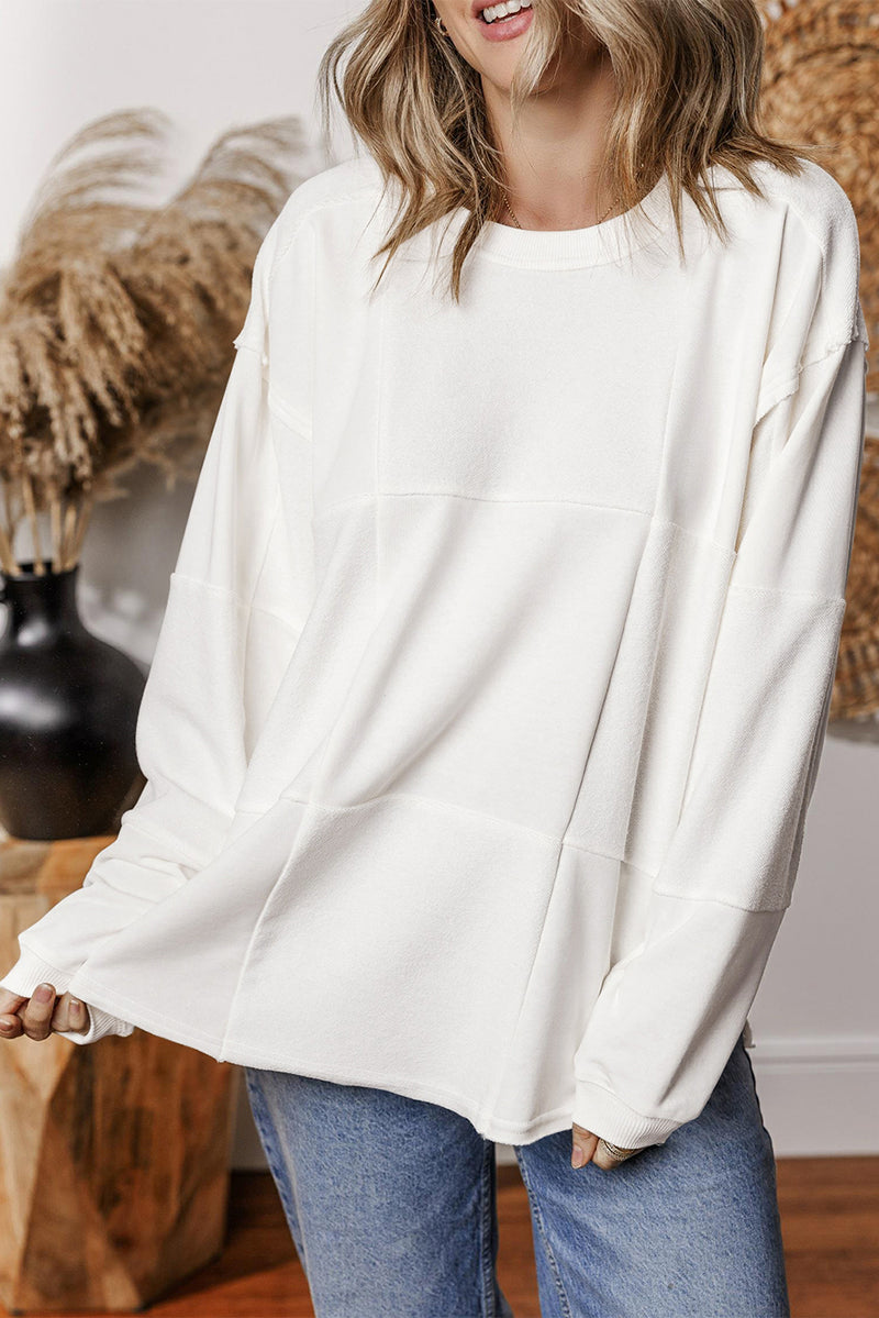 Lucia Round Neck Long Sleeve Sweatshirt