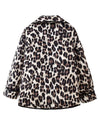 Maddie Leopard Open Front Long Sleeve Outerwear