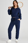 Blakely Drawstring Half Zip Hoodie and Joggers Active Set