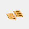 Christina Minimalist 18K Gold-Plated Earrings