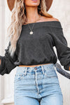 Raelynn Off-Shoulder Long Sleeve Top