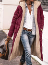 Josephine Zip Up Sherpa Hooded Coat