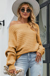 Eleanor Boat Neck Batwing Sleeve Sweater