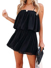 Laura Ruched Spaghetti Strap Romper