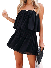 Laura Ruched Spaghetti Strap Romper