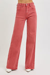 Iliana High Rise Tummy Control Wide Leg Jeans