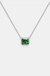 Thea 925 Sterling Silver Zircon Necklace