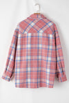 Savannah Plaid Button Up Long Sleeve Shacket