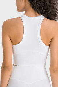 Vera Racerback Cropped Sports Tank