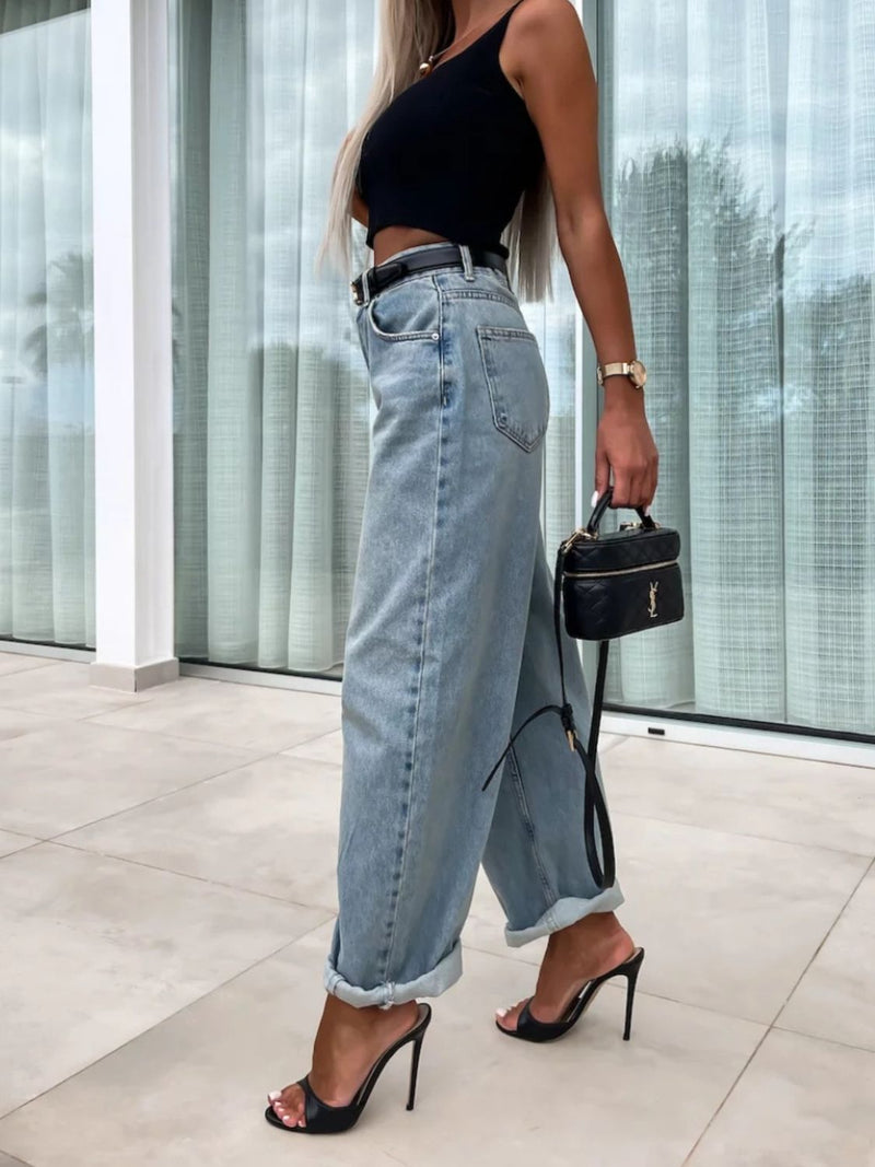 Bailey High Waist Wide Leg Jeans