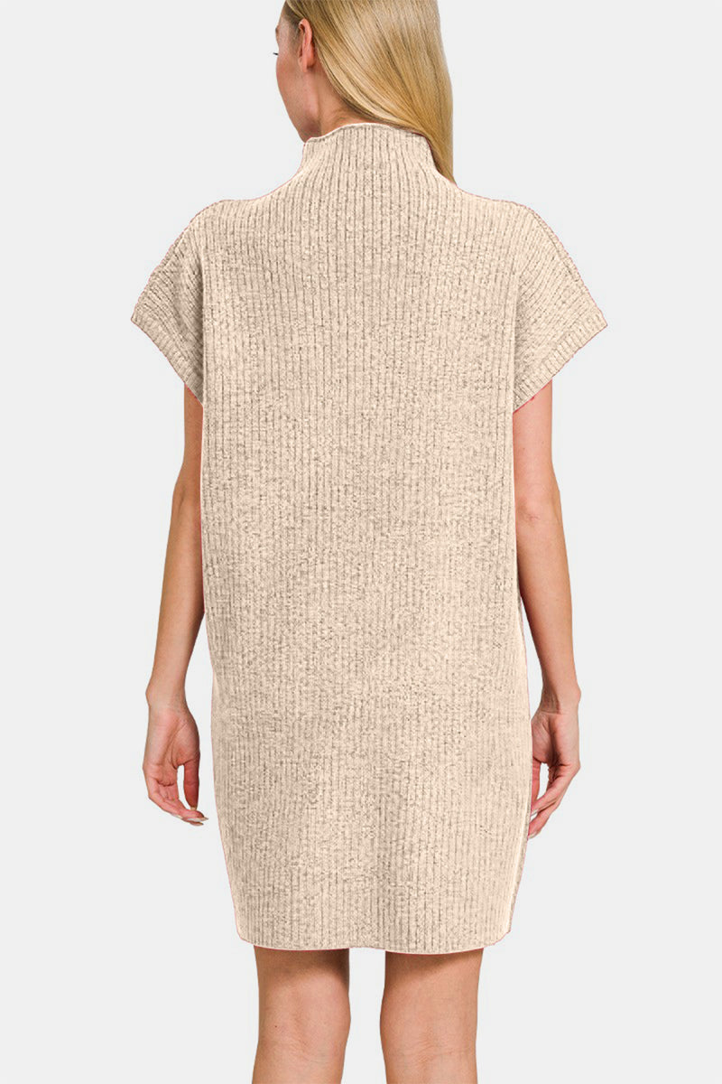 Arleth Short Sleeve Sweater Mini Dress