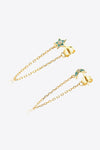 Anaya Zircon Star and Moon Mismatched Earrings