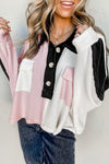 Liliana Multicolor Button-Down Long Sleeve Blouse