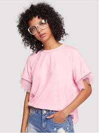 Jamie Round Neck Short Sleeve Top