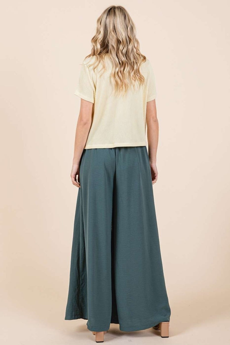 Monica Pleated Wide Leg Pants