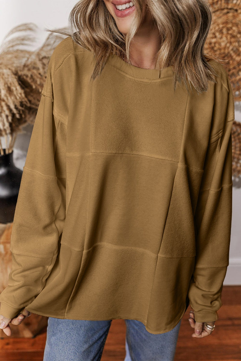 Lucia Round Neck Long Sleeve Sweatshirt