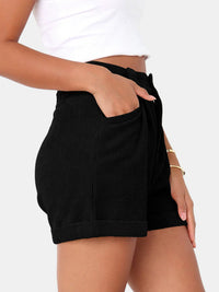 Lauryn High Waist Shorts with Pockets