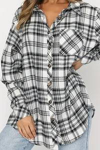 Hadley Plaid Collared Neck Long Sleeve Shirt