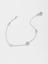 Rylie A To F Zircon 925 Sterling Silver Bracelet