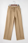 Antonella Drawstring Wide Leg Pants with Pockets