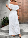 Fiona Off-Shoulder Short Sleeve Maxi Dress