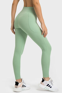 Romina V-Waist Yoga Leggings with Pockets